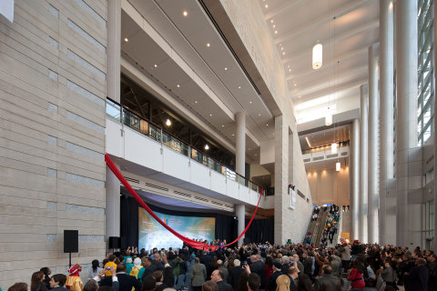 賓州會議中心開幕剪綵活動 (照片：美國商業資訊) 